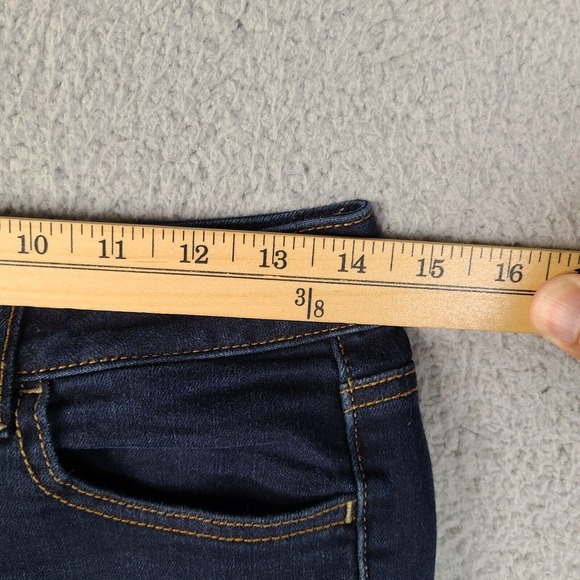 American Eagle Outfitters Jeans Womens Size 4 Blue Jegging 28x26.5 Super Stretch - Picture 11 of 14